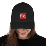 Fix the Money. Structured Flexfit Full Baseball Cap with Curved Brim