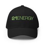 21ENERGY Structured Flexfit Full Baseball Cap with Curved Brim