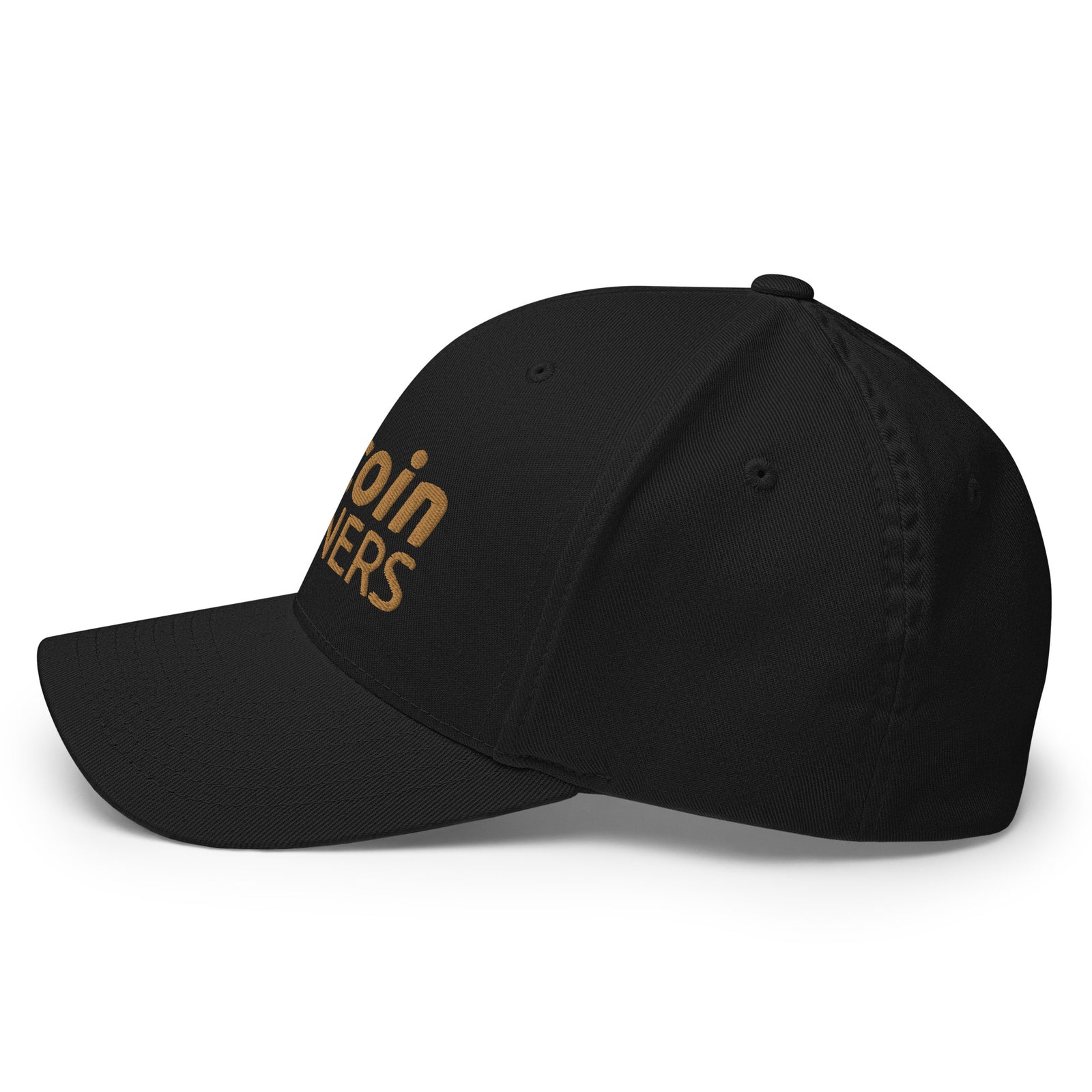 Bitcoin Runners Structured Flexfit Full Baseball Cap with Curved Brim