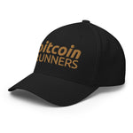 Bitcoin Runners Structured Flexfit Full Baseball Cap with Curved Brim