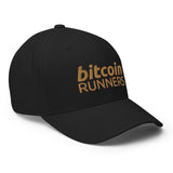 Bitcoin Runners Structured Flexfit Full Baseball Cap with Curved Brim