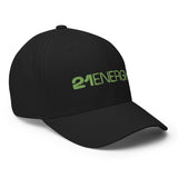 21ENERGY Structured Flexfit Full Baseball Cap with Curved Brim