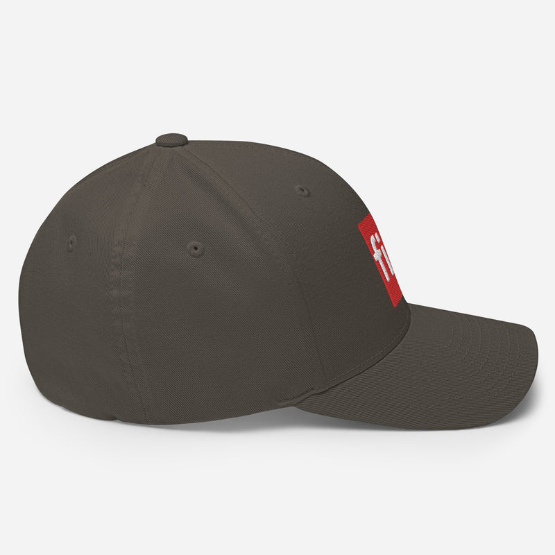 Fix the Money. Structured Flexfit Full Baseball Cap with Curved Brim