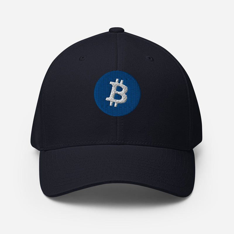 Was Bitcoin bringt. Structured Flexfit Full Baseball Cap with Curved Brim