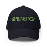 21ENERGY Structured Flexfit Full Baseball Cap with Curved Brim