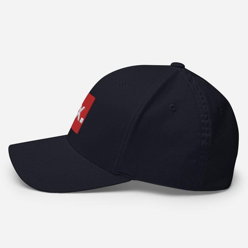 Fix the Money. Structured Flexfit Full Baseball Cap with Curved Brim