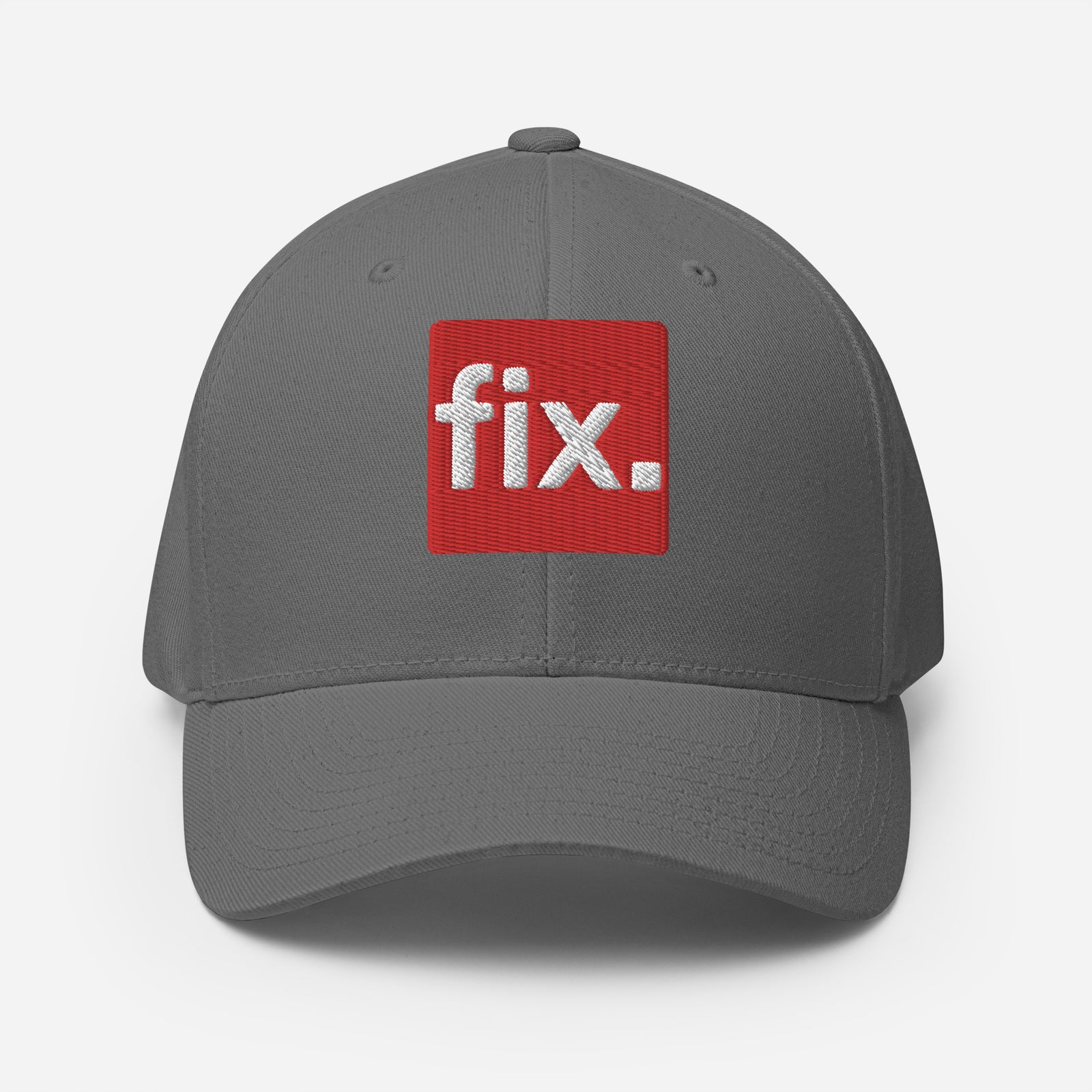 Fix the Money. Structured Flexfit Full Baseball Cap with Curved Brim