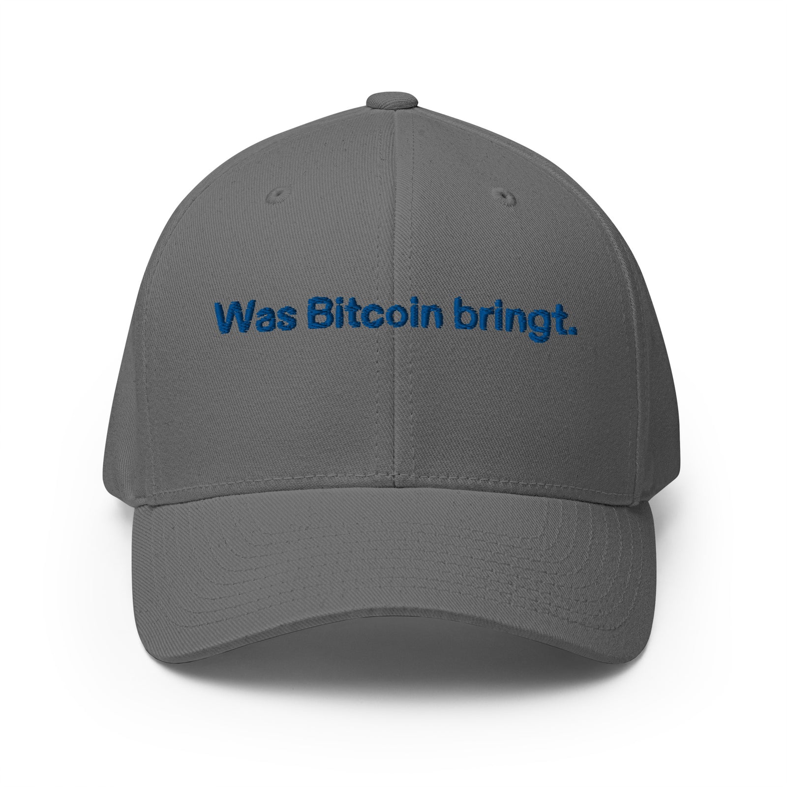 Was Bitcoin bringt. Structured Flexfit Full Baseball Cap with Curved Brim