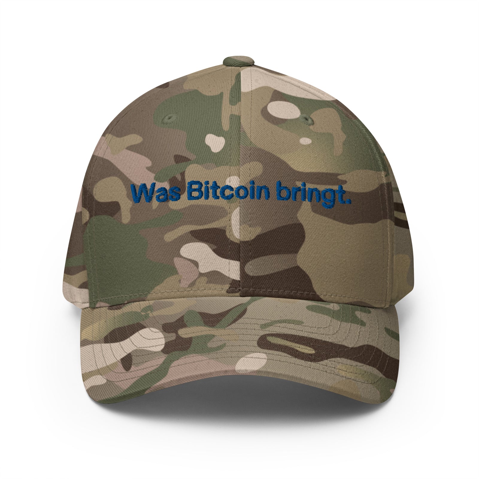 Was Bitcoin bringt. Structured Flexfit Full Baseball Cap with Curved Brim