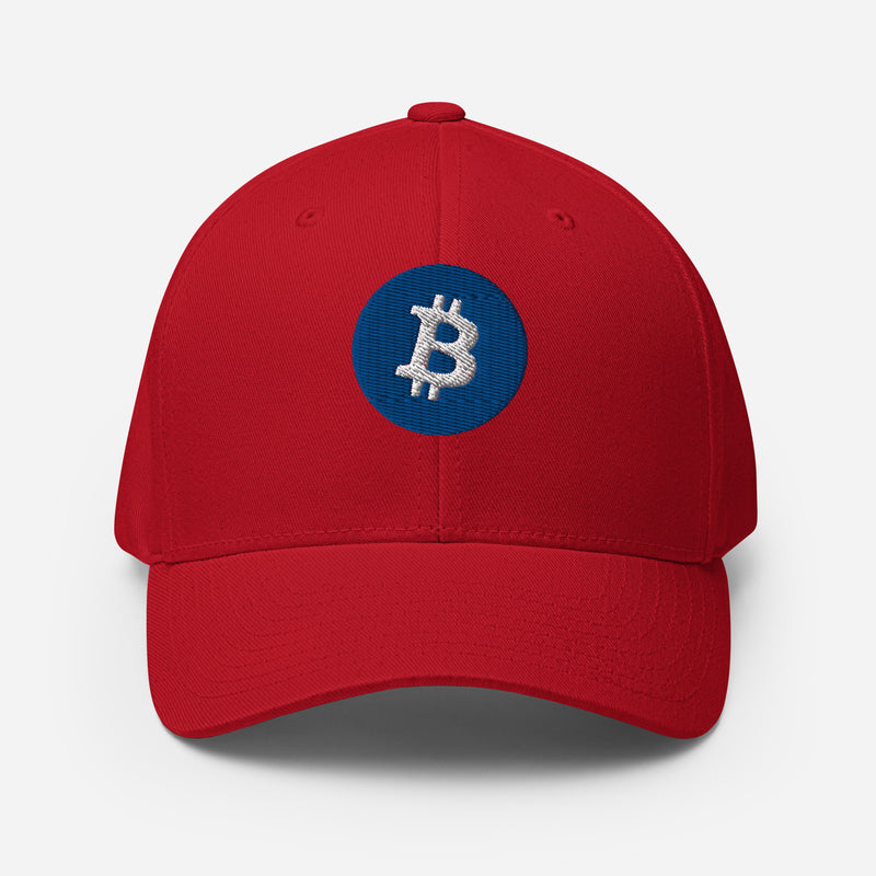Was Bitcoin bringt. Structured Flexfit Full Baseball Cap with Curved Brim