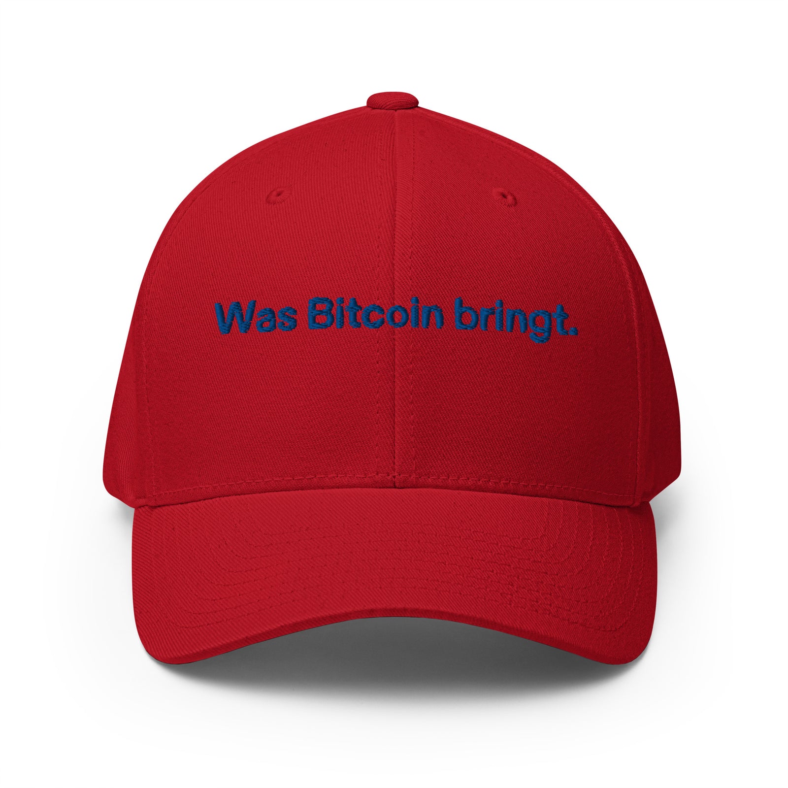 Was Bitcoin bringt. Structured Flexfit Full Baseball Cap with Curved Brim