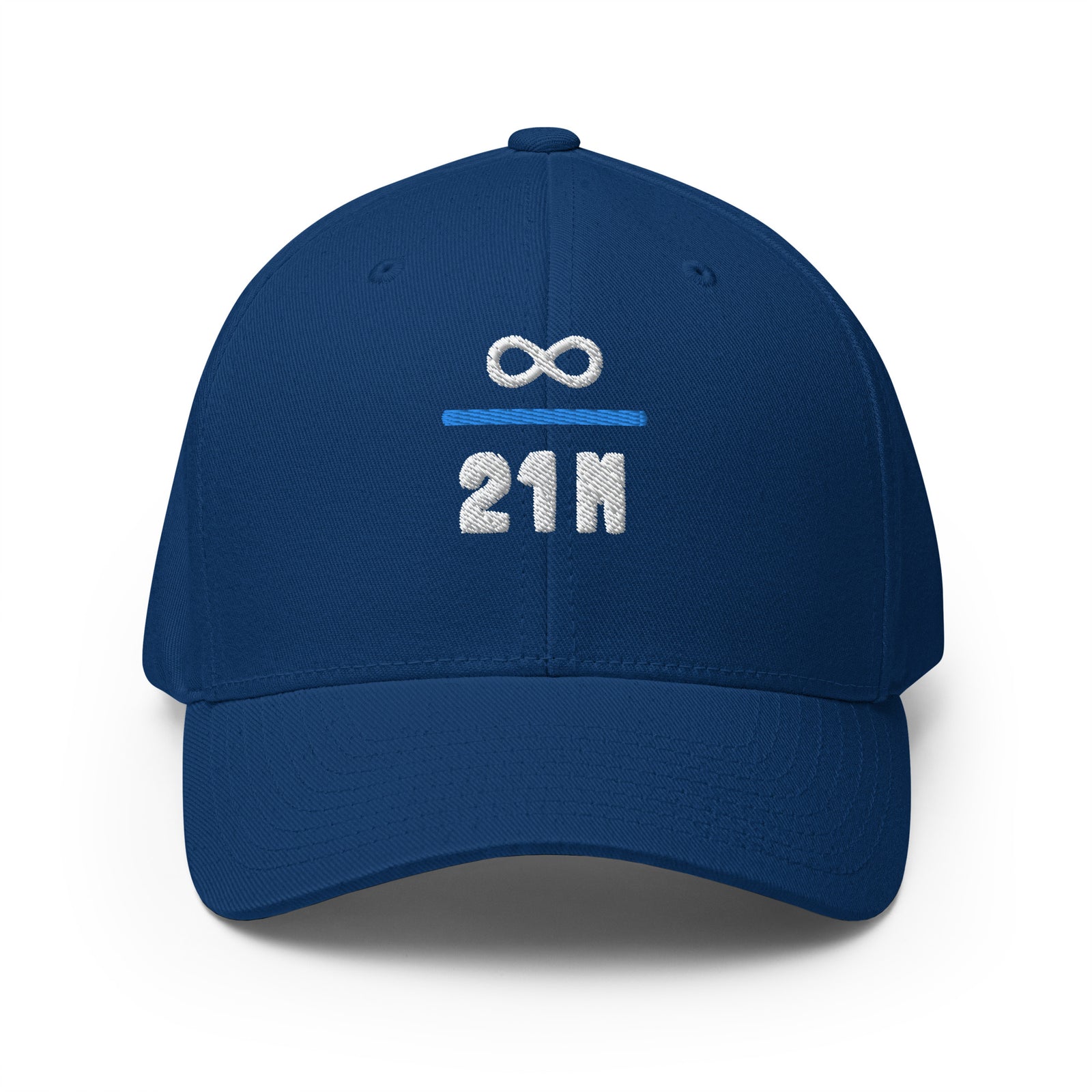 Infinity Divided by 21 Mio Knut Svanholm Structured Flexfit Full Baseball Cap with Curved Brim