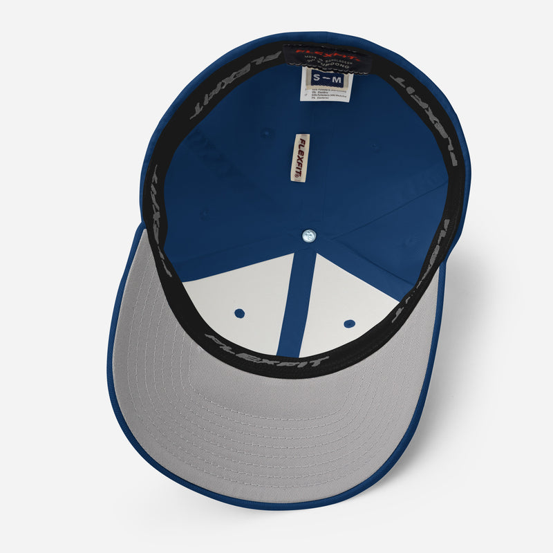 Fix the money. Structured Flexfit Full Baseball Cap with Curved Brim