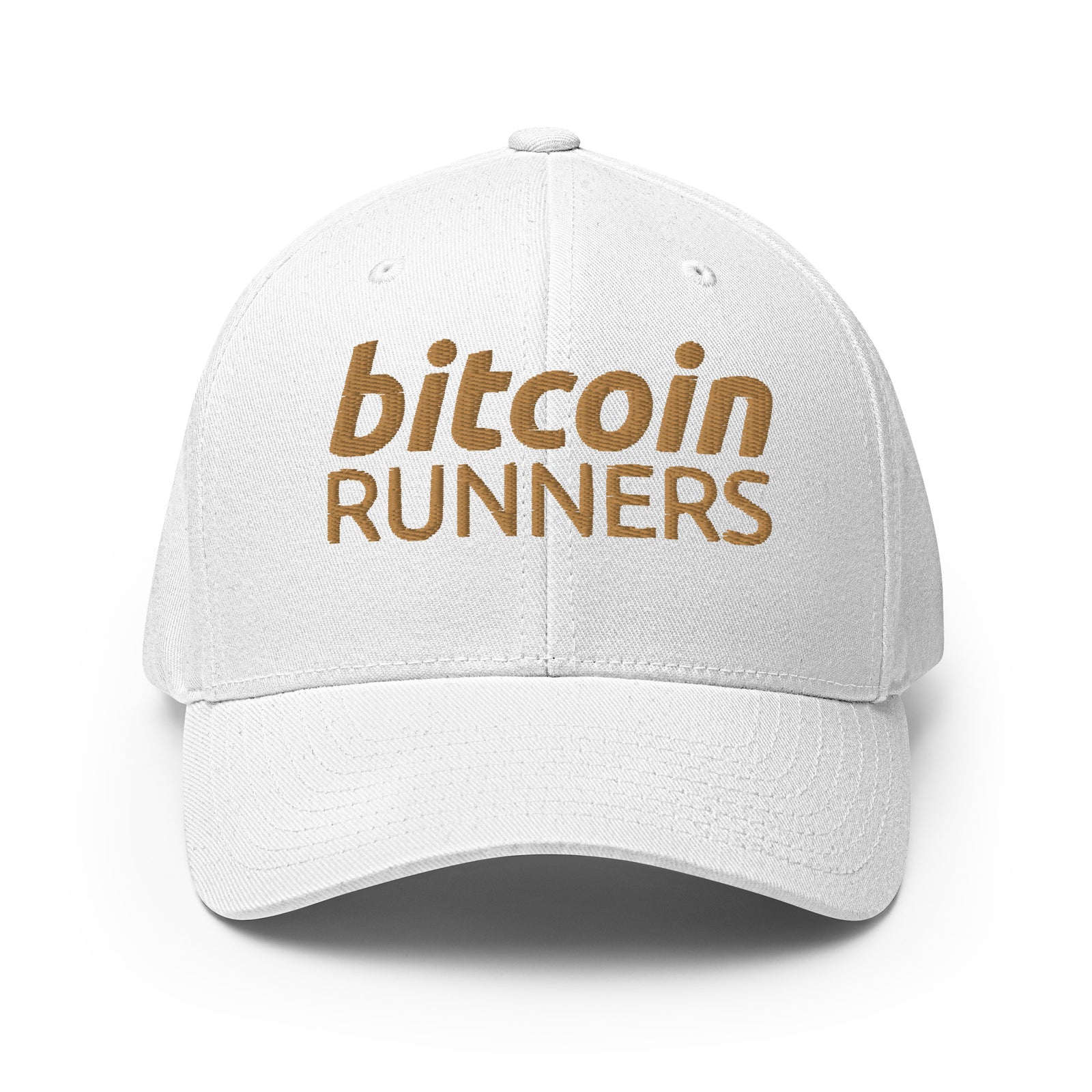 Bitcoin Runners Structured Flexfit Full Baseball Cap with Curved Brim