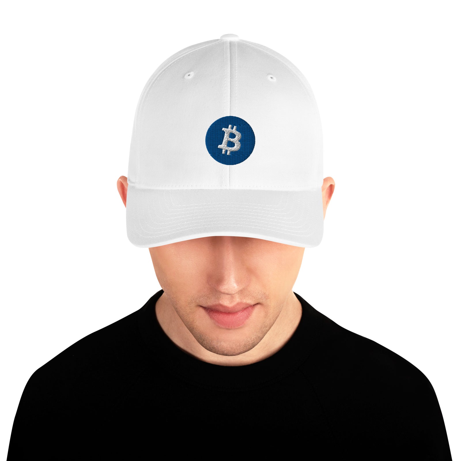Was Bitcoin bringt. Structured Flexfit Full Baseball Cap with Curved Brim