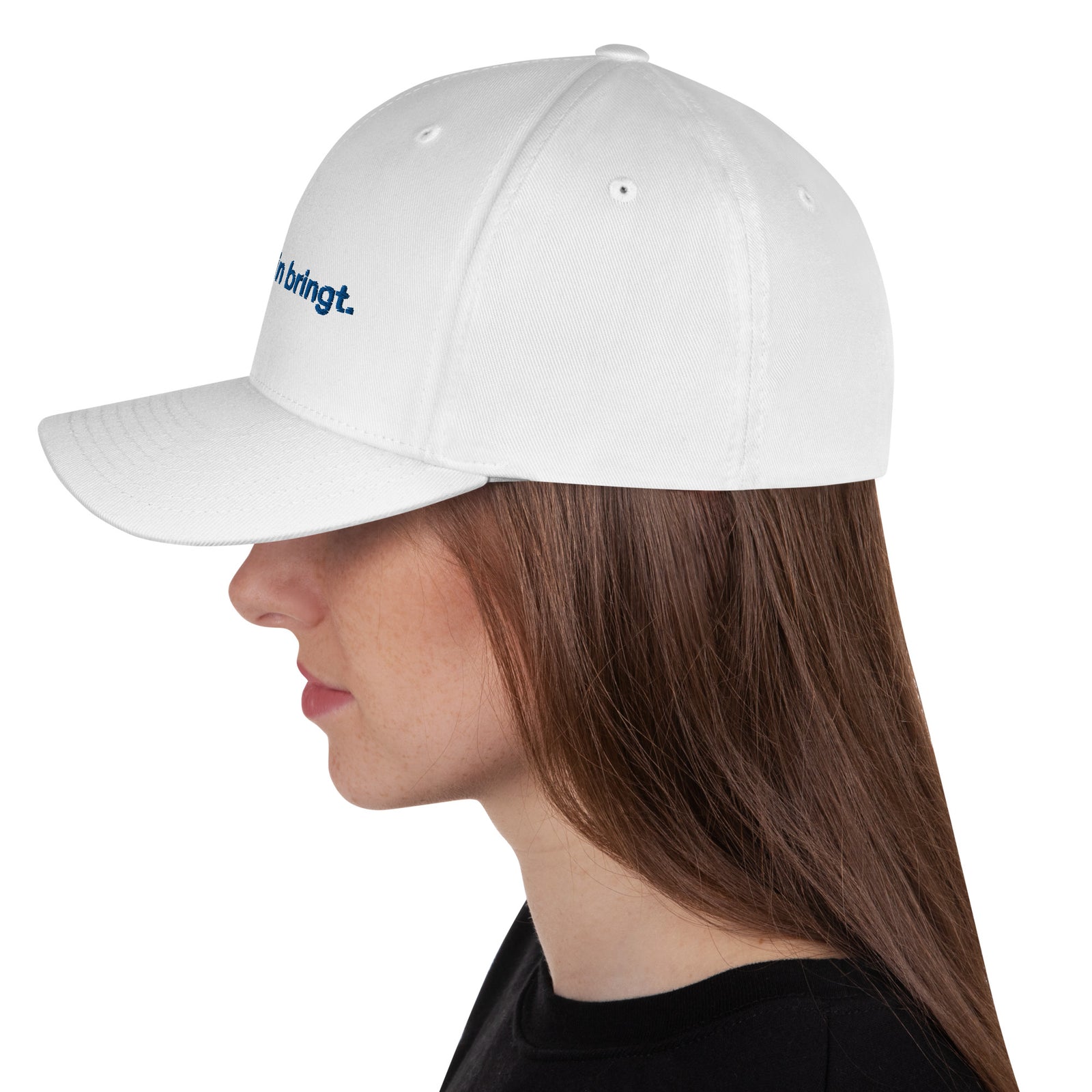 Was Bitcoin bringt. Structured Flexfit Full Baseball Cap with Curved Brim