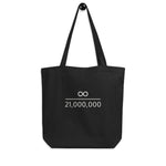 Infinity Divided by 21 Mio Bitcoin Eco Tote Bag
