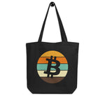 Bitcoin Retro Öko-Einkaufstasche