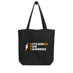 Bitcoiner For Fairness Eco Tote Bag