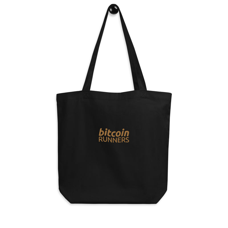 Bitcoin Runners Embroidered Eco Tote Bag
