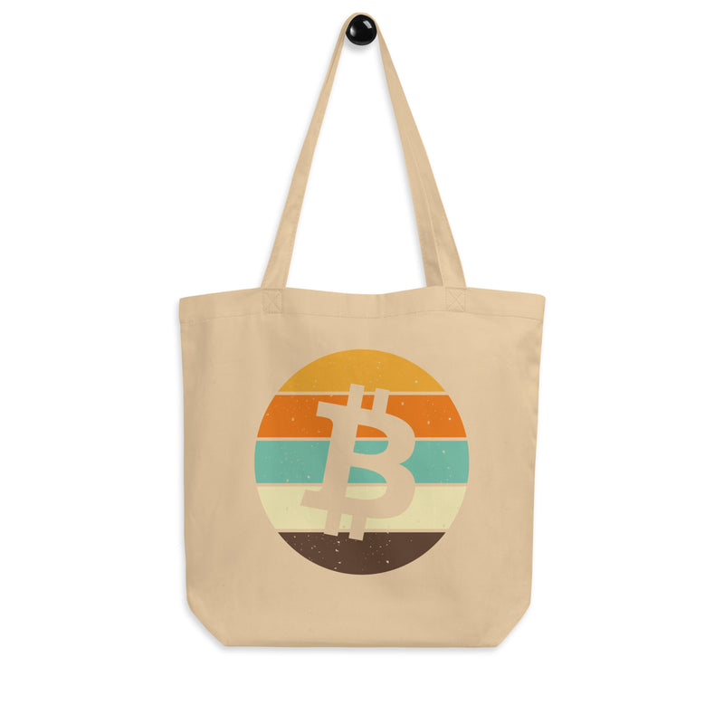 Bitcoin Retro Öko-Einkaufstasche