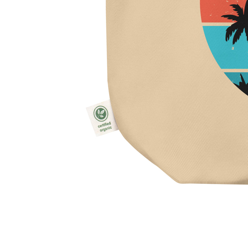 Bitcoin Retro Surfing Eco Tote Bag