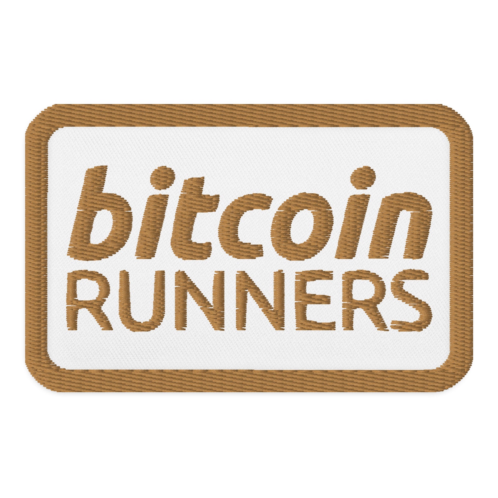 Bitcoin Runners Embroidered Patch