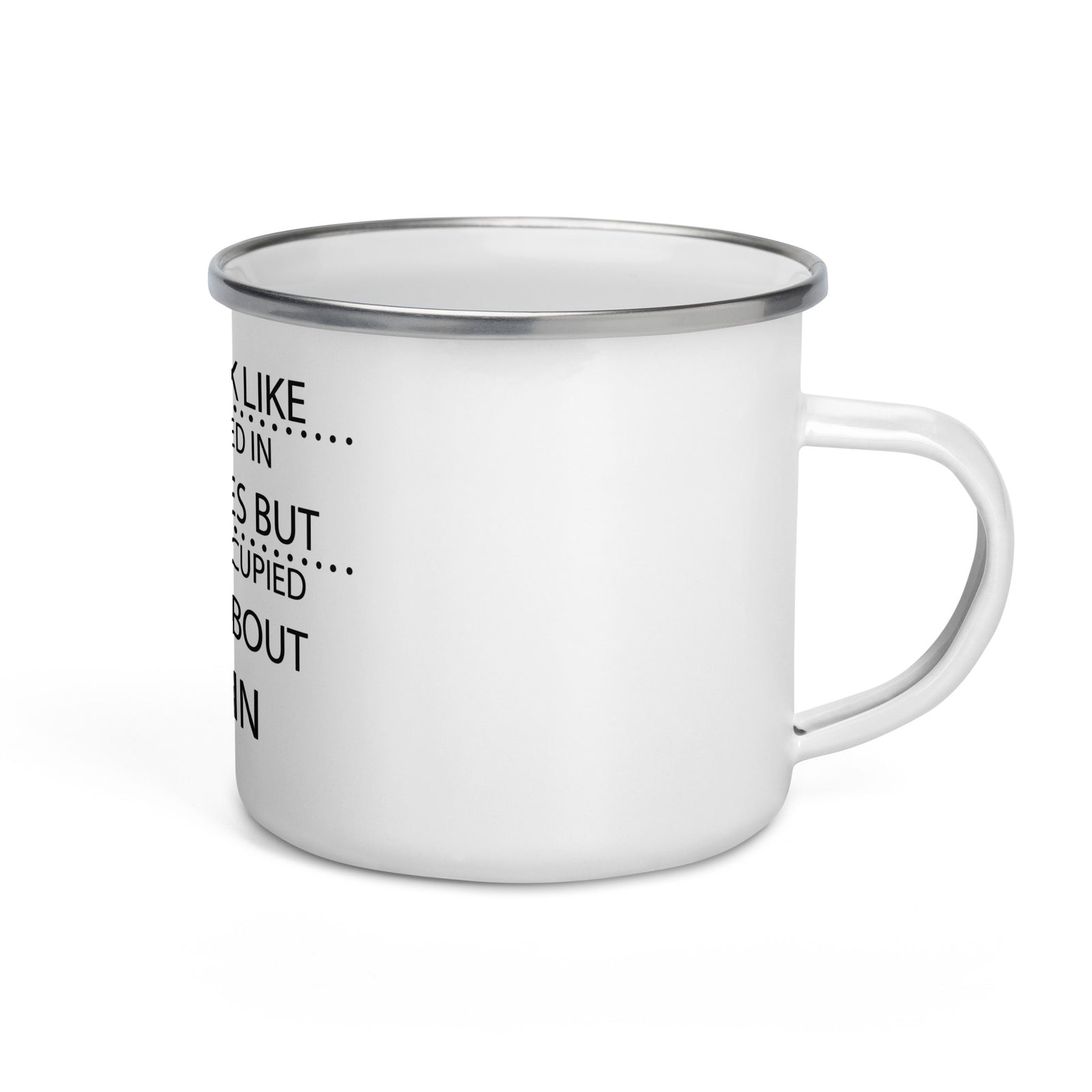 Bitcoin Emaille-Becher