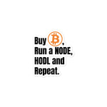 Buy Bitcoin Bubble-free Stickers