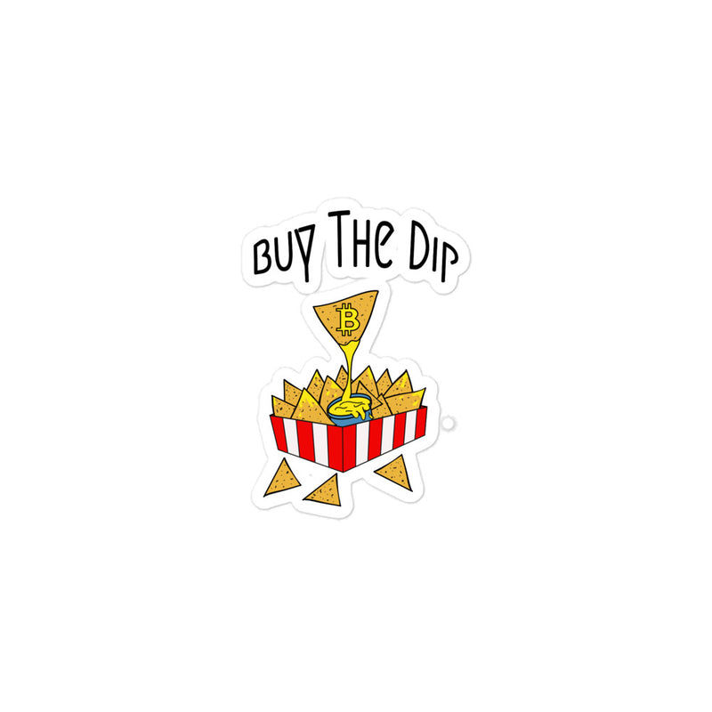 Bitcoin Buy the Dip Blasenfreie Sticker