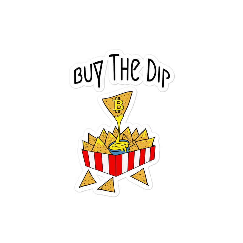 Bitcoin Buy the Dip Blasenfreie Sticker