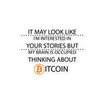 Bitcoin Blasenfreie Sticker