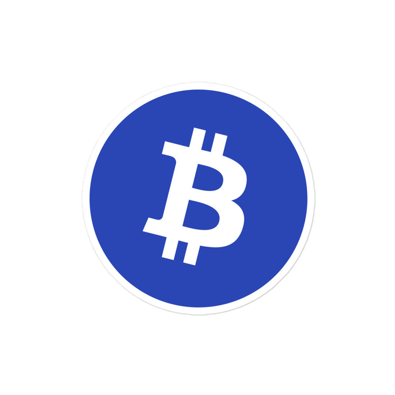 Was Bitcoin bringt. Bubble-free Stickers