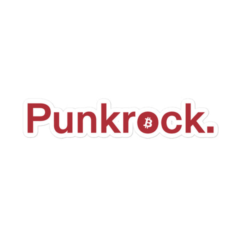 Fix the money. Punkrock Bubble-free Stickers