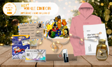 Whale Orange Pill Box with Hoodie