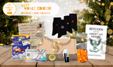 Whale Orange Pill Box with Socks