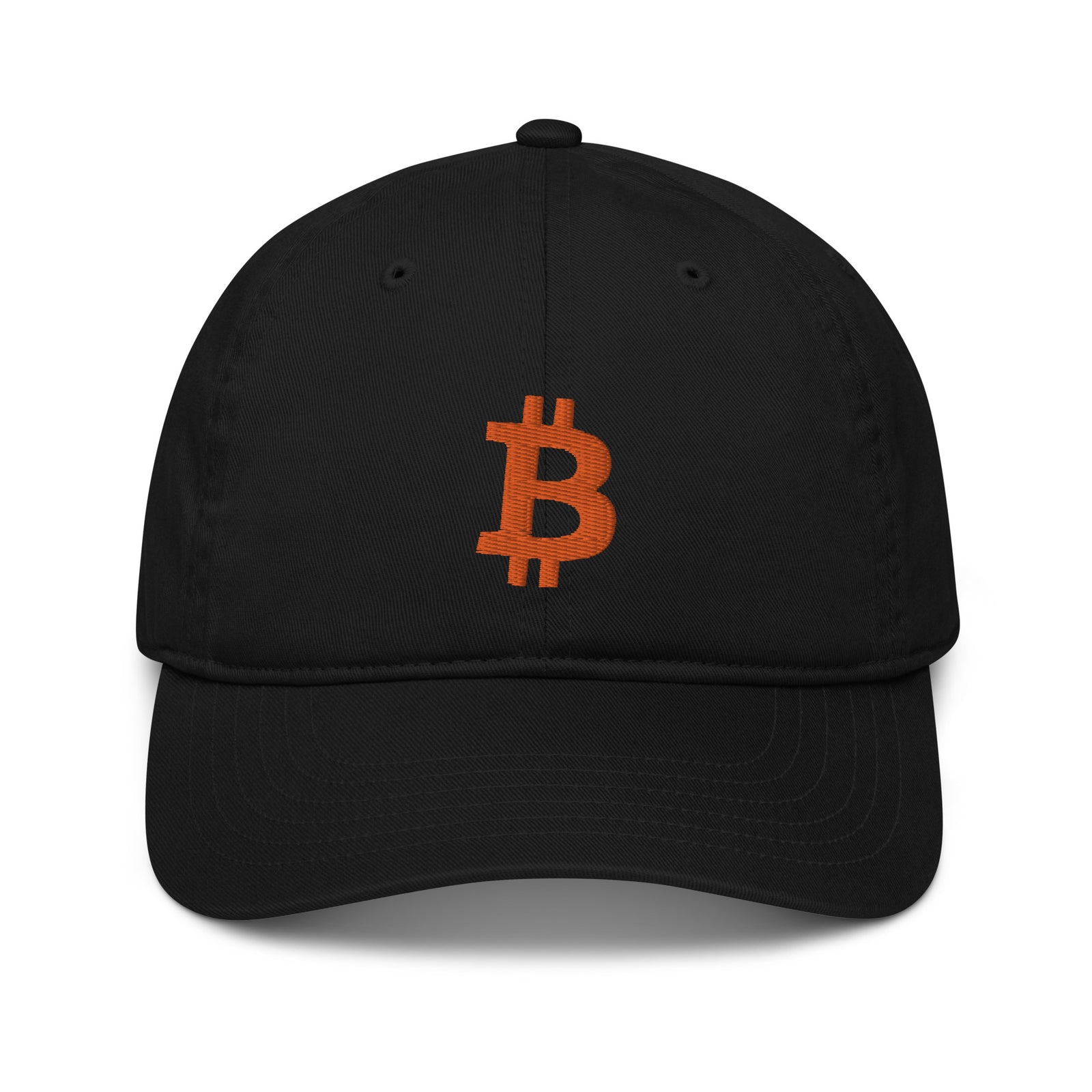 Bitcoin Organic Organic Unstructured Dad Hat with Curved Brim