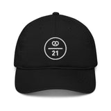 Bitcoin Pretzel Munich Organic Unstructured Dad Hat with Curved Brim