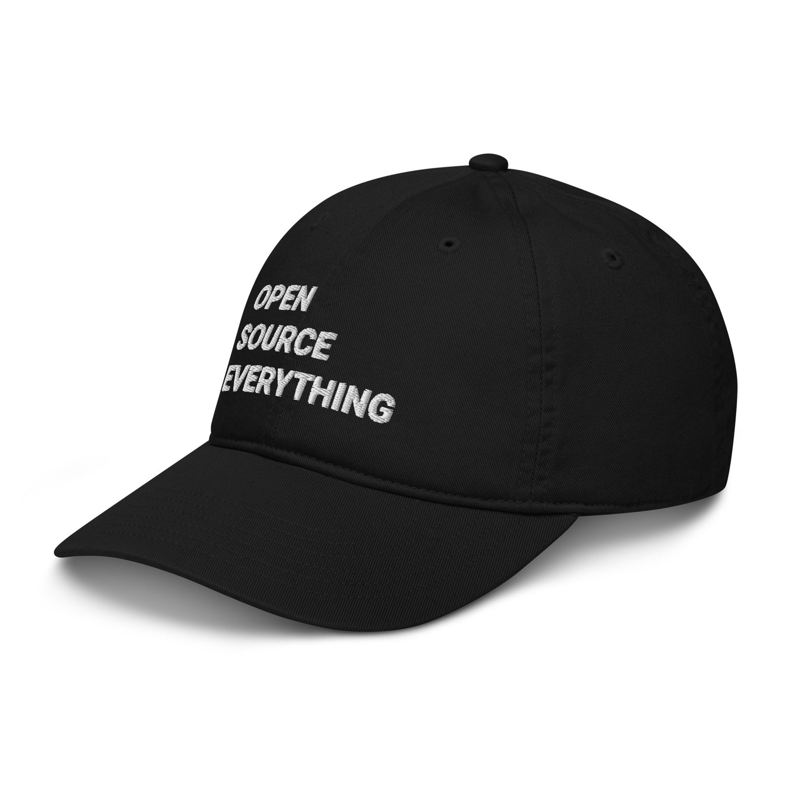Open Source Everything Organic Unstructured Dad Hat with Curved Brim