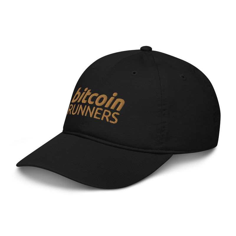 Bitcoin Runners Organic Unstructured Dad Hat with Curved Brim
