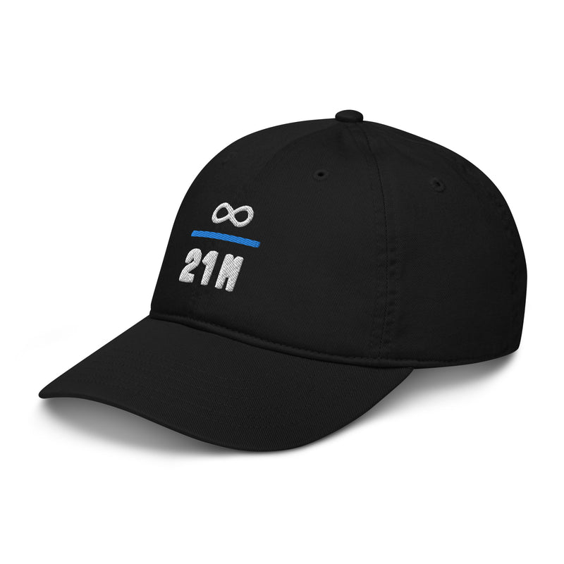 Infinity Dividend by 21 Mio Knut Svanholm Organic Unstructured Dad Hat with Curved Brim
