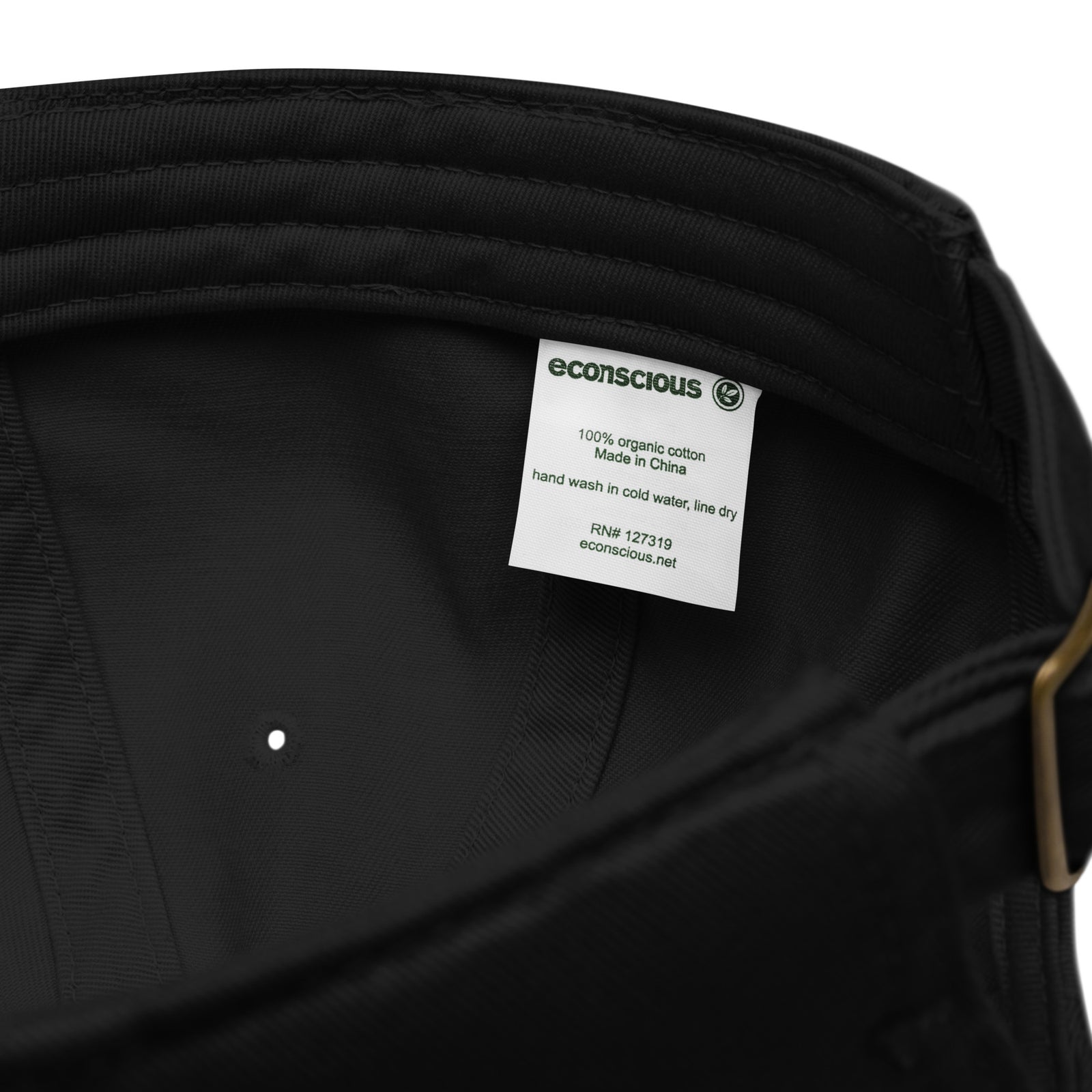 Satoshi Nakamoto Organic Unstructured Dad Hat with Curved Brim