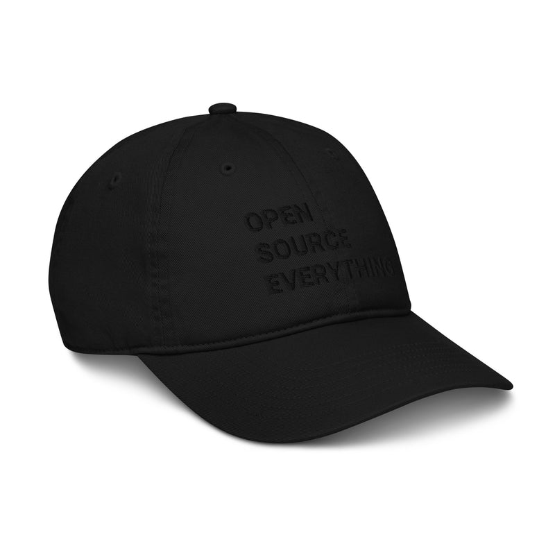 Open Source Everything Organic Unstructured Dad Hat with Curved Brim