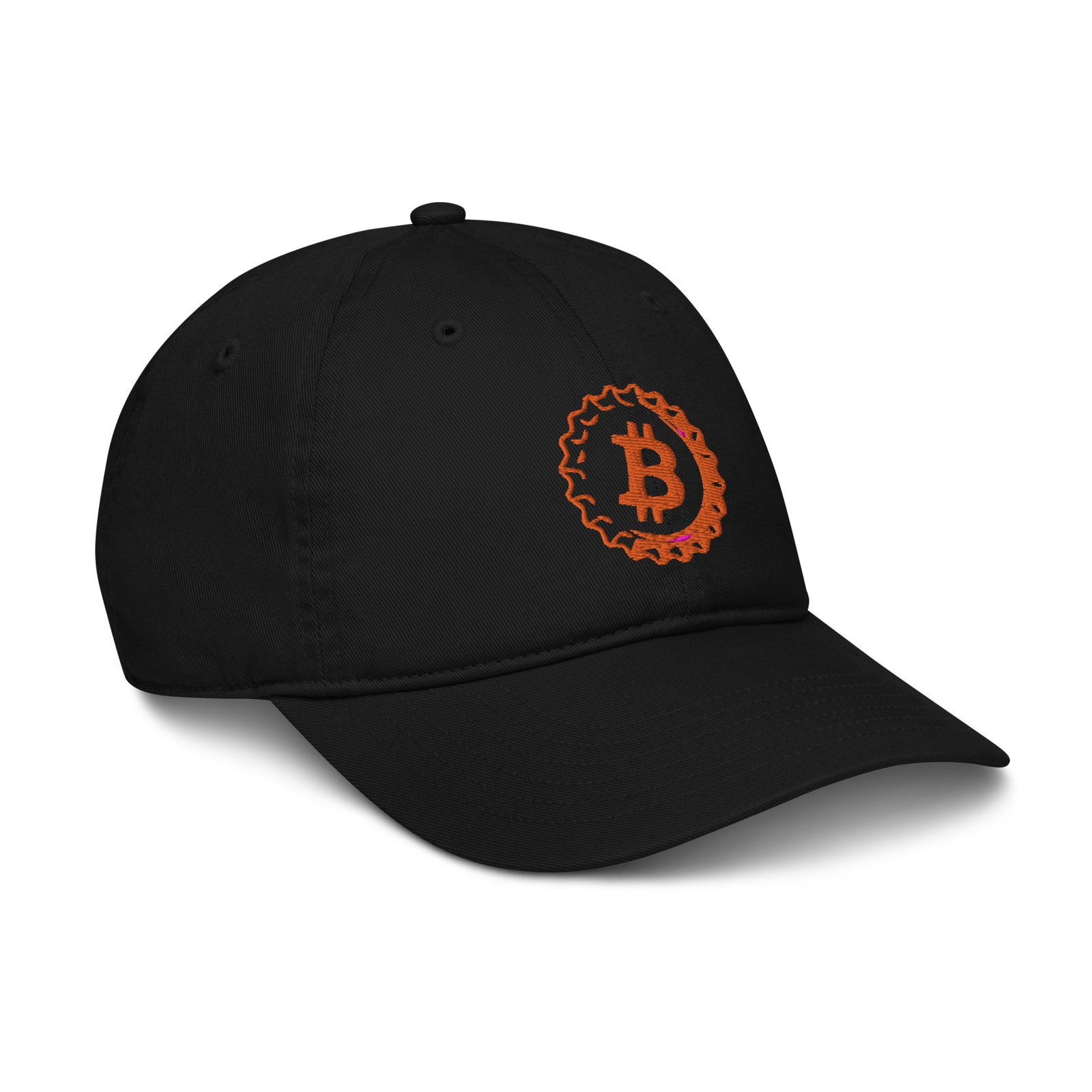 Bitcoin Beer  Organic Unstructured Bitcoin Dad Hat with Curved Brim