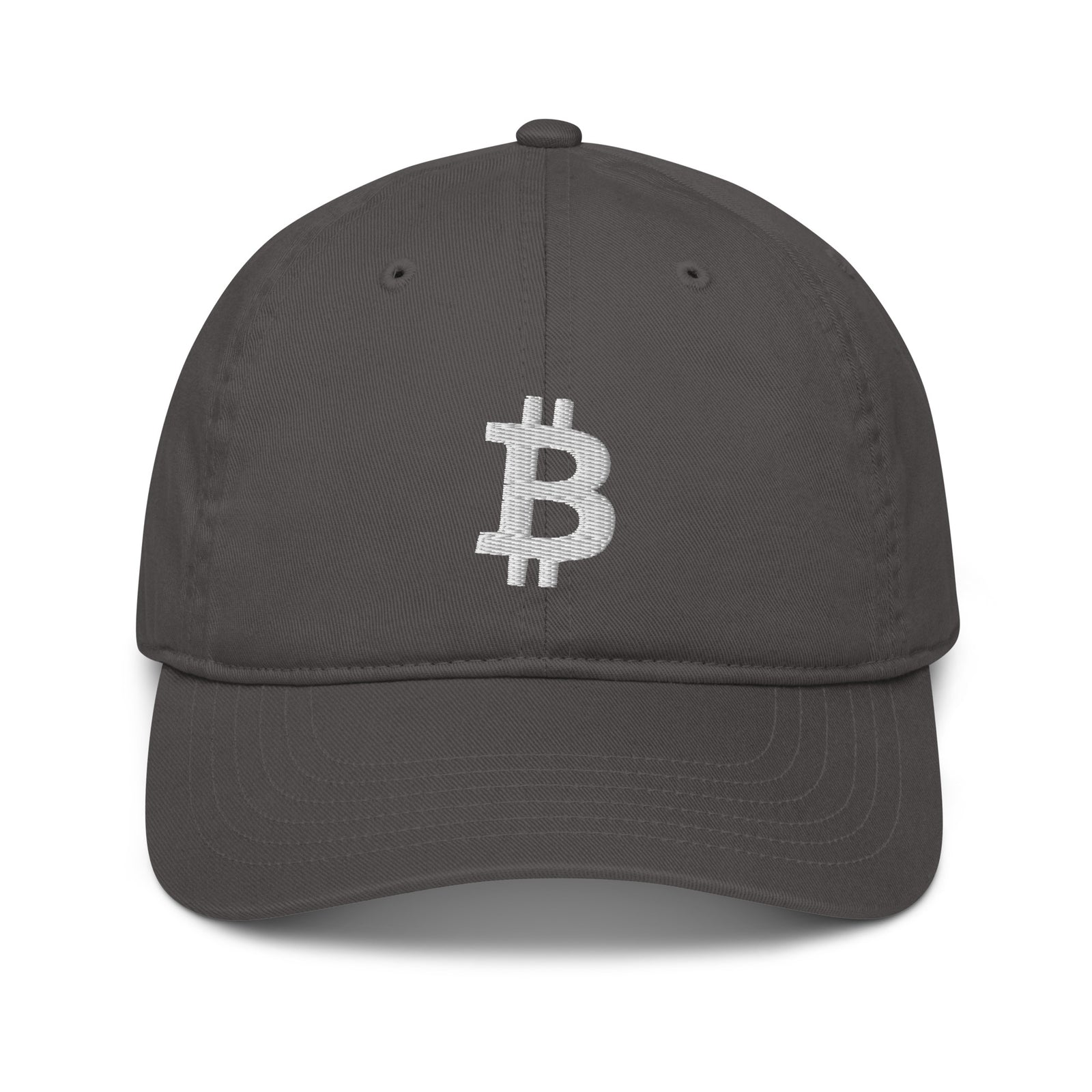Bitcoin Organic Organic Unstructured Dad Hat with Curved Brim