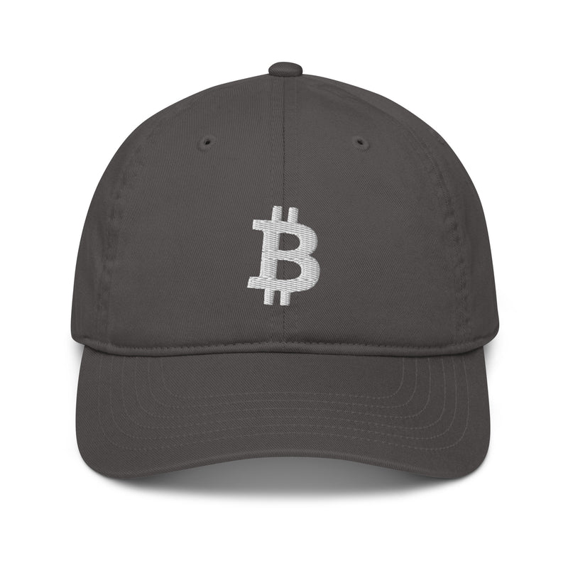 Bitcoin Organic Organic Unstructured Dad Hat with Curved Brim