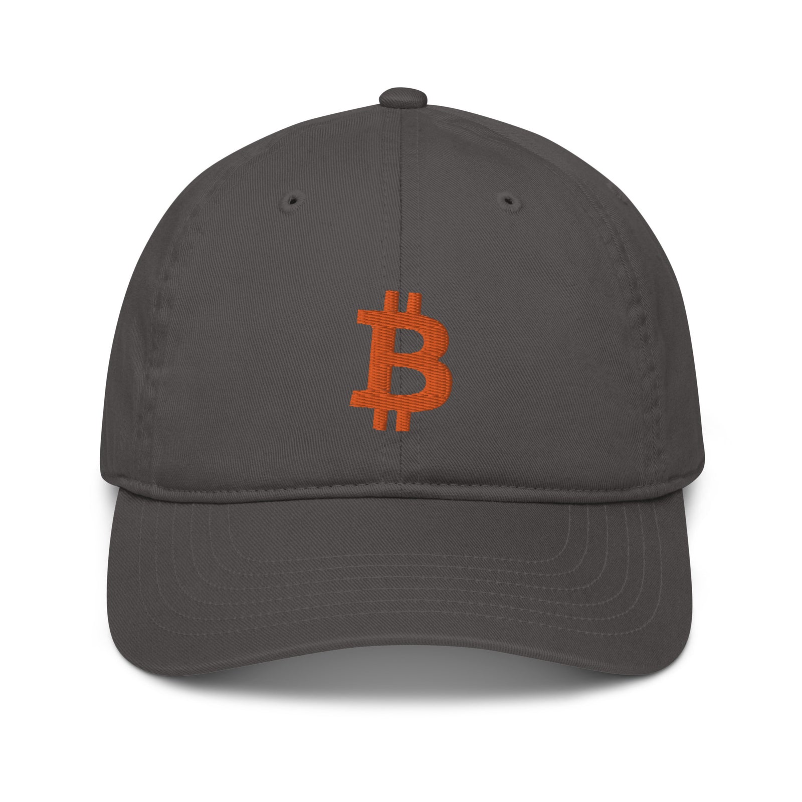Bitcoin Organic Organic Unstructured Dad Hat with Curved Brim