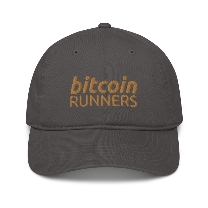 Bitcoin Runners Organic Unstructured Dad Hat with Curved Brim