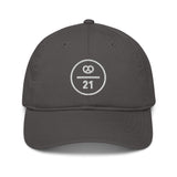Bitcoin Pretzel Munich Organic Unstructured Dad Hat with Curved Brim