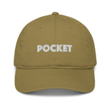 Pocket Bitcoin Organic Unstructured Dad Hat with Curved Brim